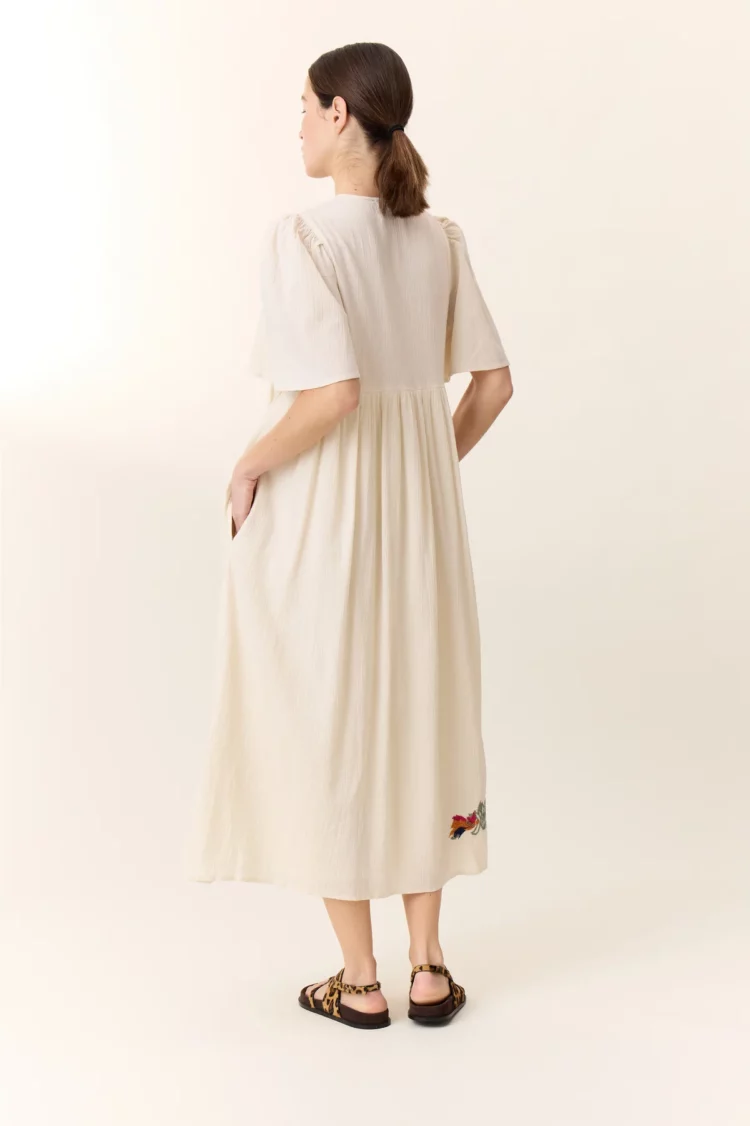 Robe Risu Pearl off white Leon & Harper – Image 4