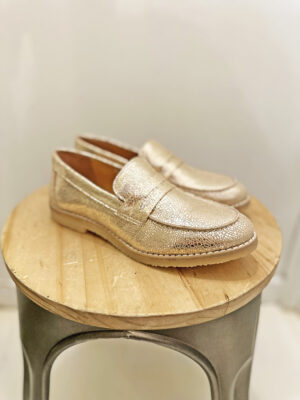 mocassins pariz dorés