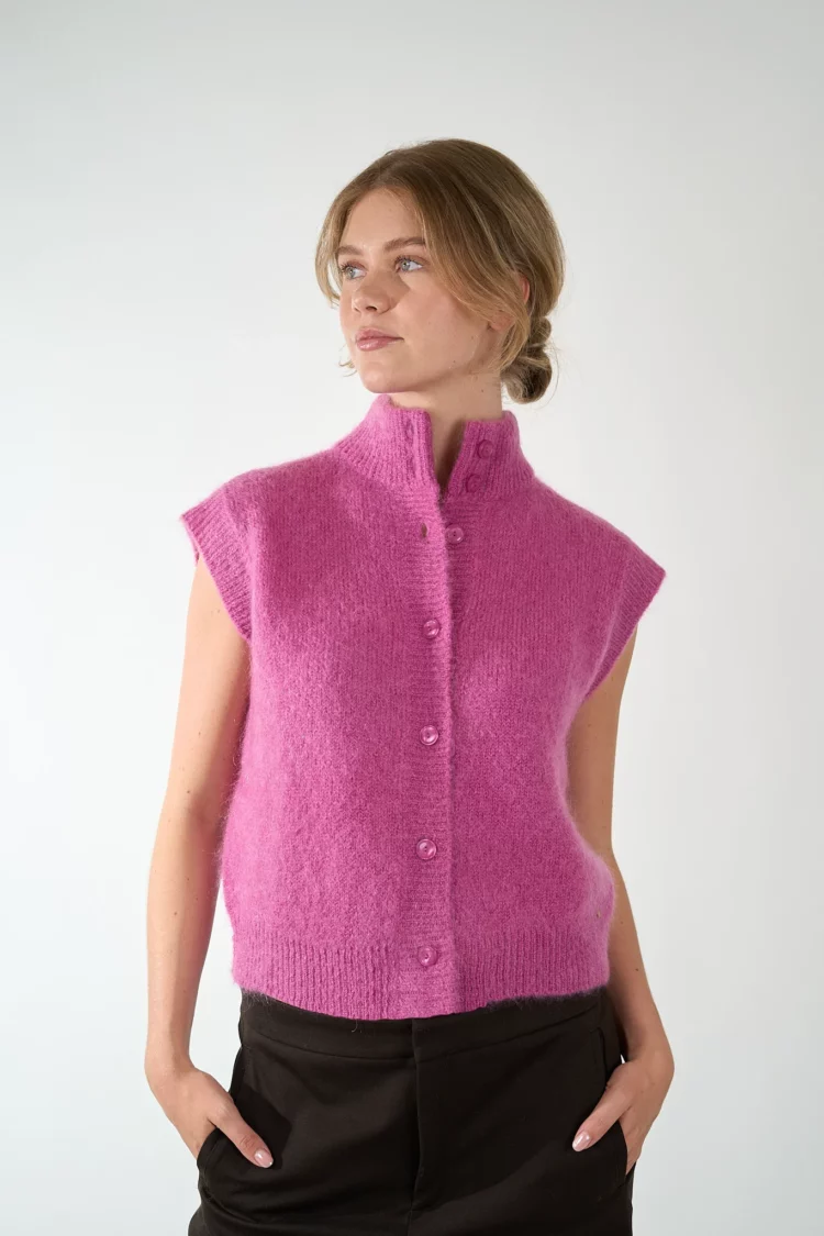 Gilet Alibou framboise Des petits Hauts