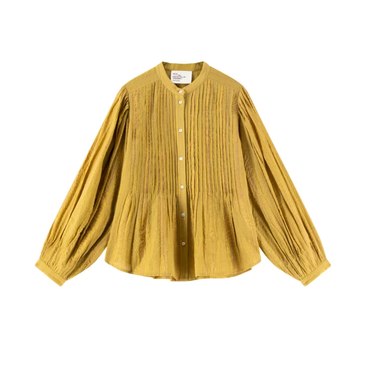 Chemise Charlie yellow Leon & Harper – Image 5