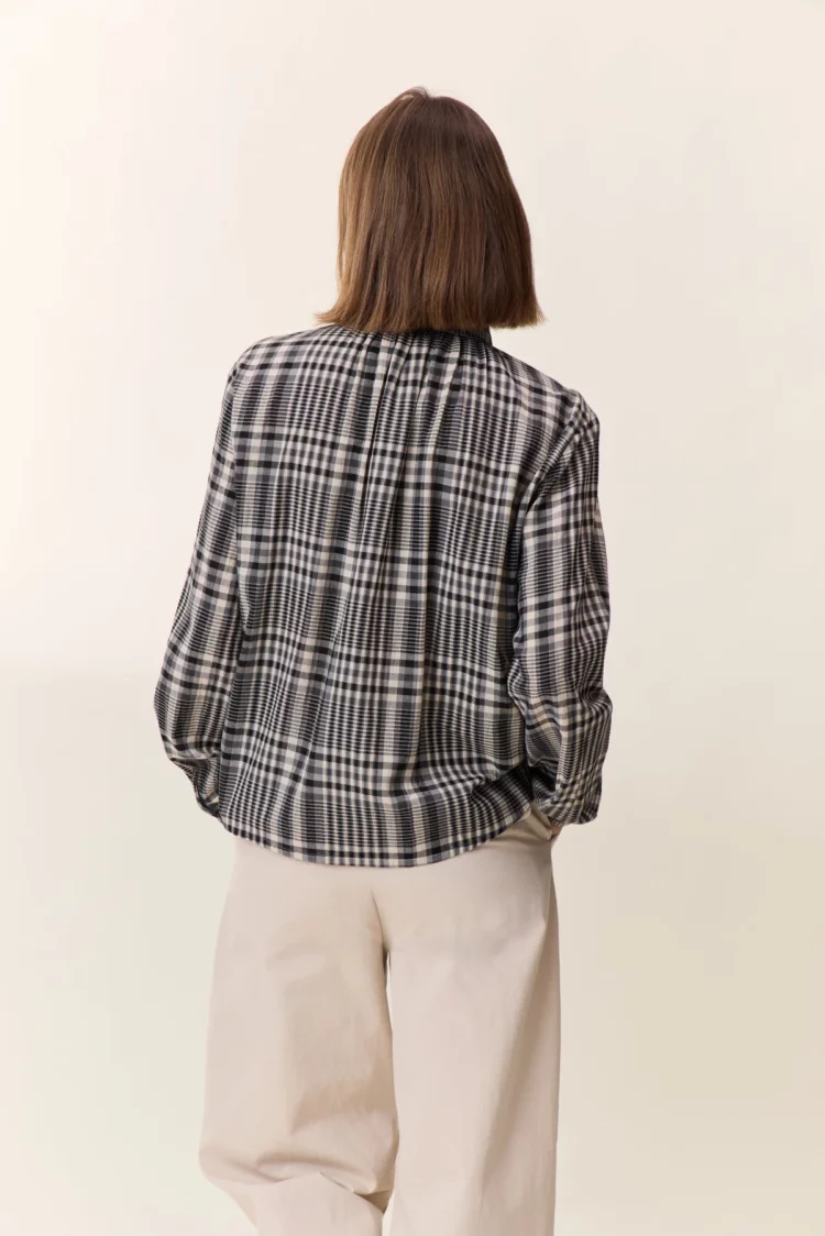 Chemise Cob grey Leon & Harper – Image 5