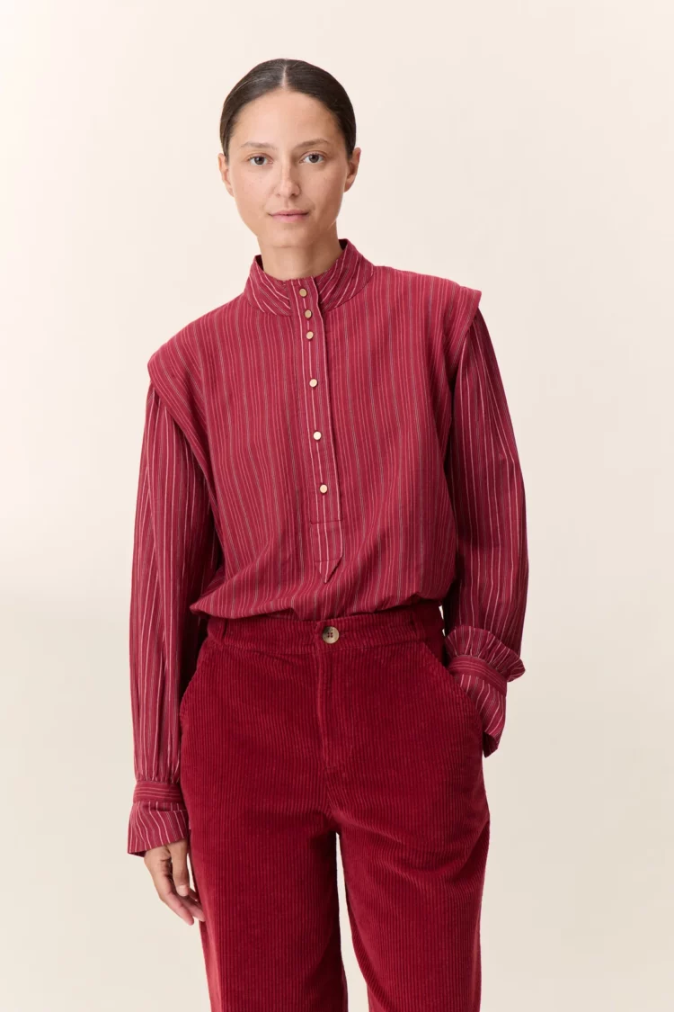 Blouse Cristo red Leon & Harper