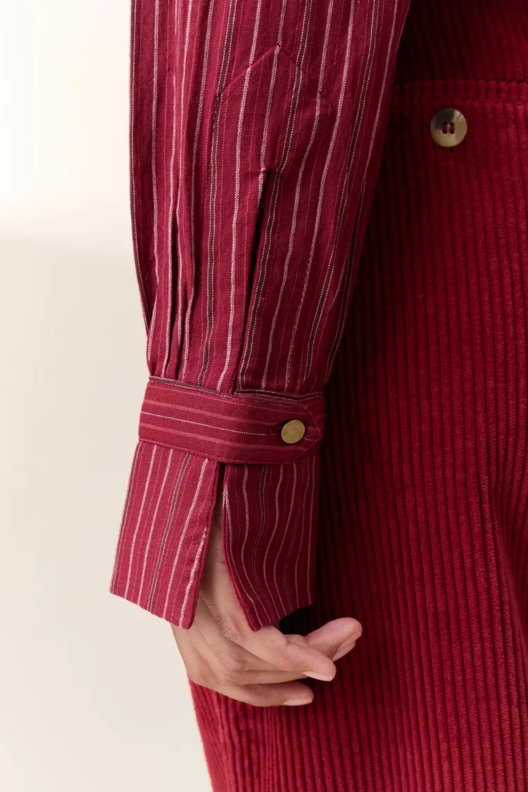 Blouse Cristo red Leon & Harper – Image 5