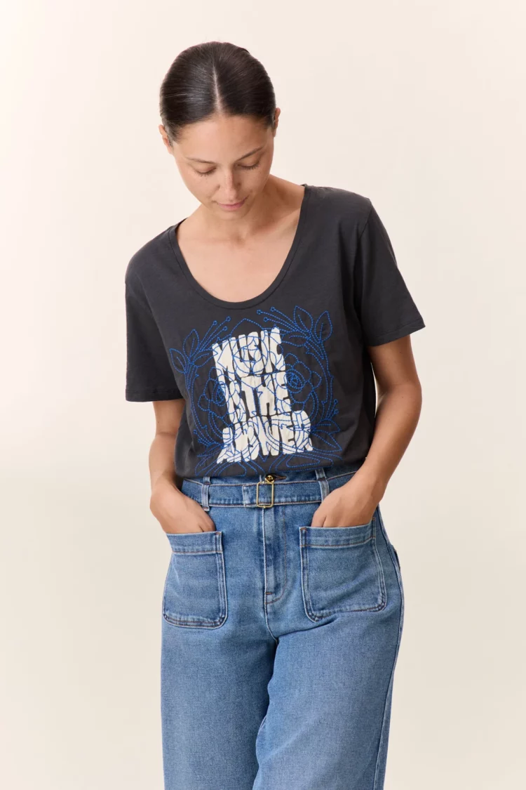 Tee shirt Tizia Answer carbone Leon & Harper