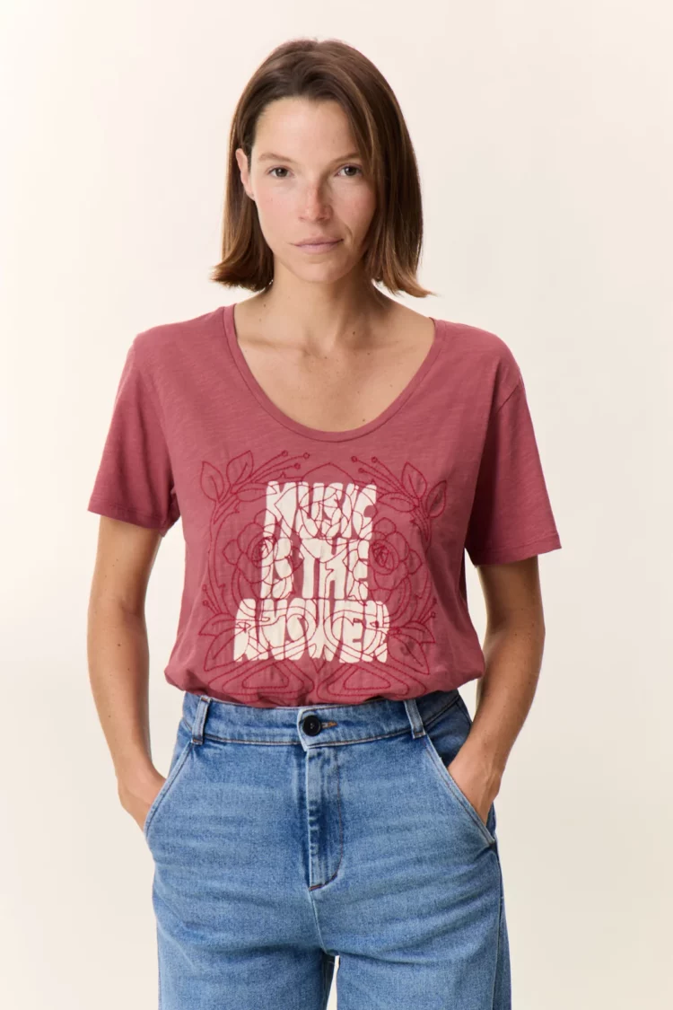 Tee shirt Tizia Answer chili Leon & Harper