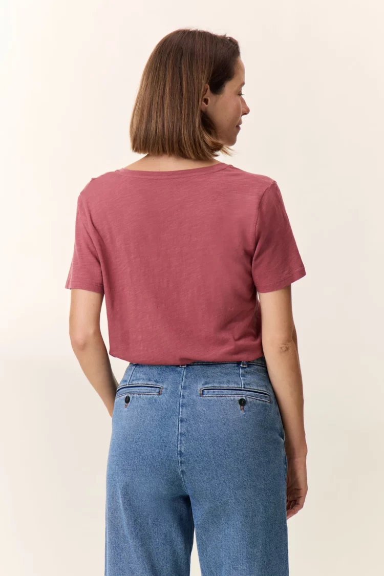 Tee shirt Tizia Answer chili Leon & Harper – Image 4