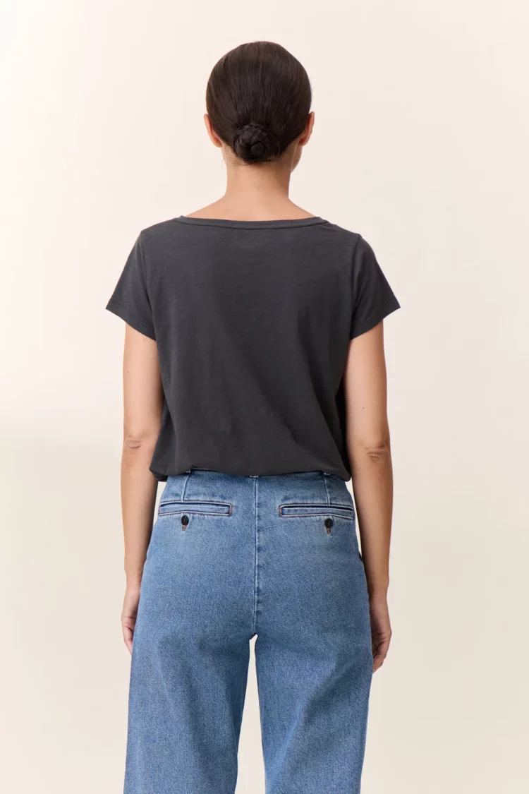 Tee shirt Tonton Clover carbone Leon & Harper – Image 4