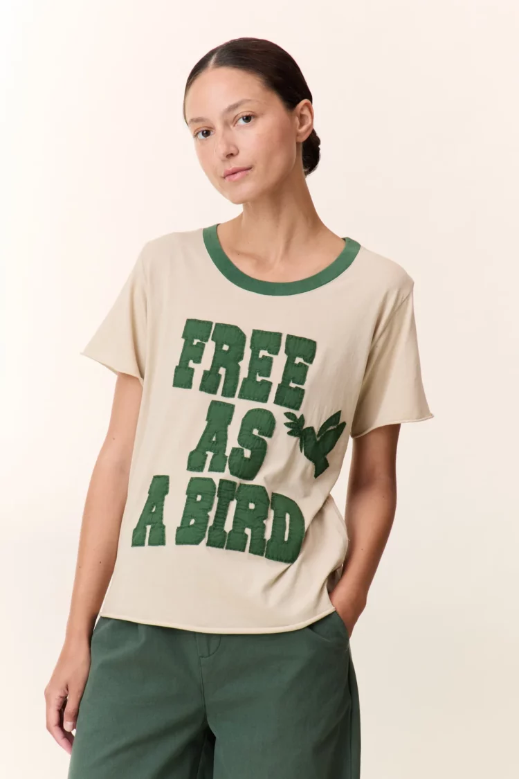 Tee shirt Toro Bird ciment Leon & Harper