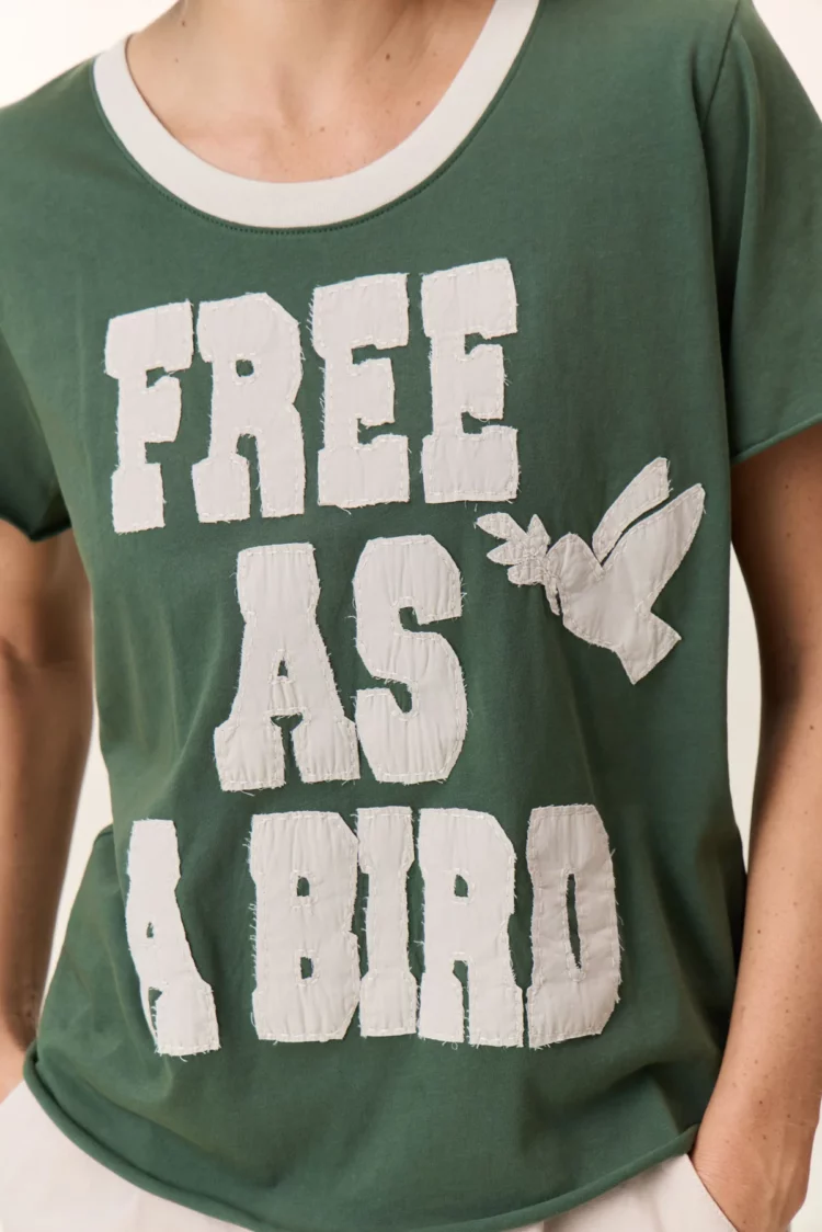 Tee shirt Toro Bird green Leon & Harper – Image 2
