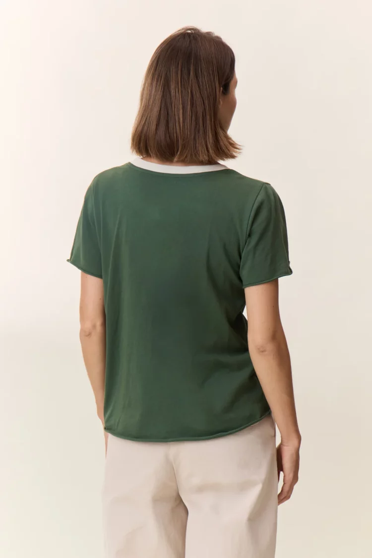 Tee shirt Toro Bird green Leon & Harper – Image 4