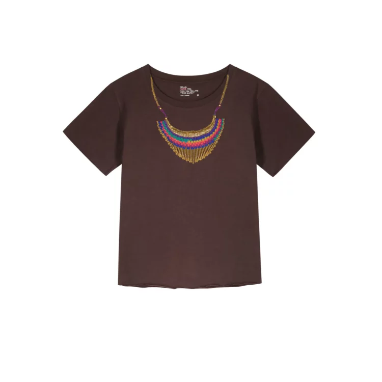 Tee shirt Toro Collier brown Leon & Harper – Image 6