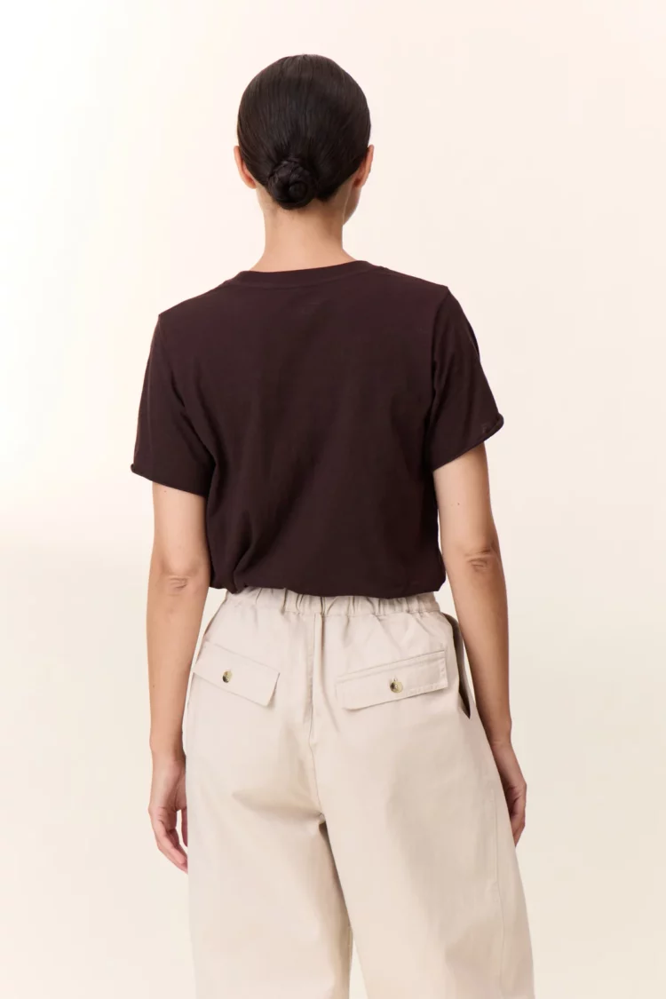 Tee shirt Toro Collier brown Leon & Harper – Image 5