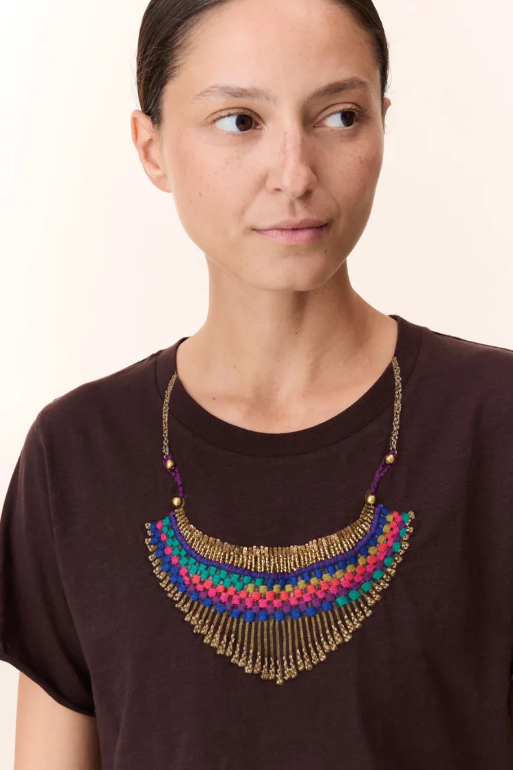 Tee shirt Toro Collier brown Leon & Harper – Image 3