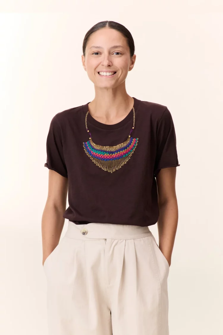 Tee shirt Toro Collier brown Leon & Harper