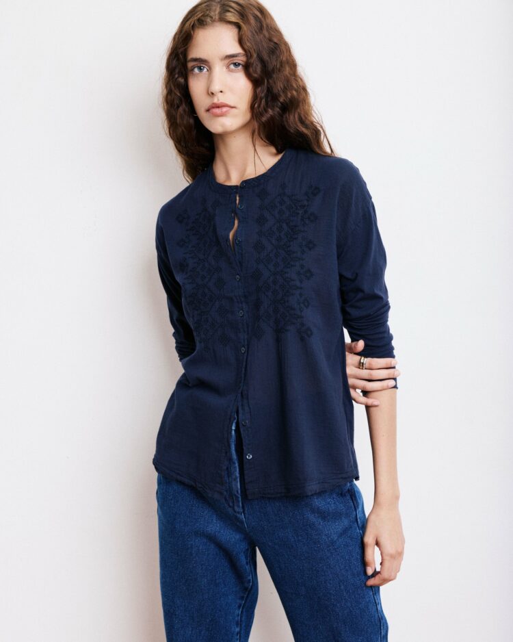 Chemise Taora navy Hartford – Image 3