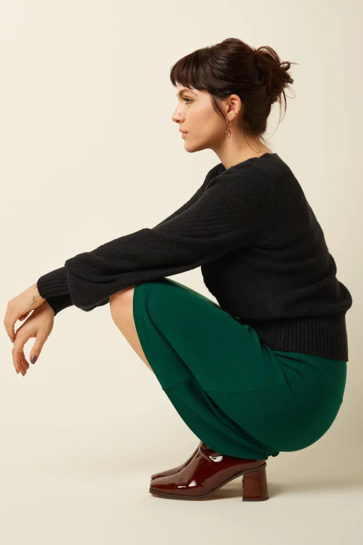 Jupe Milano botanical green King Louie