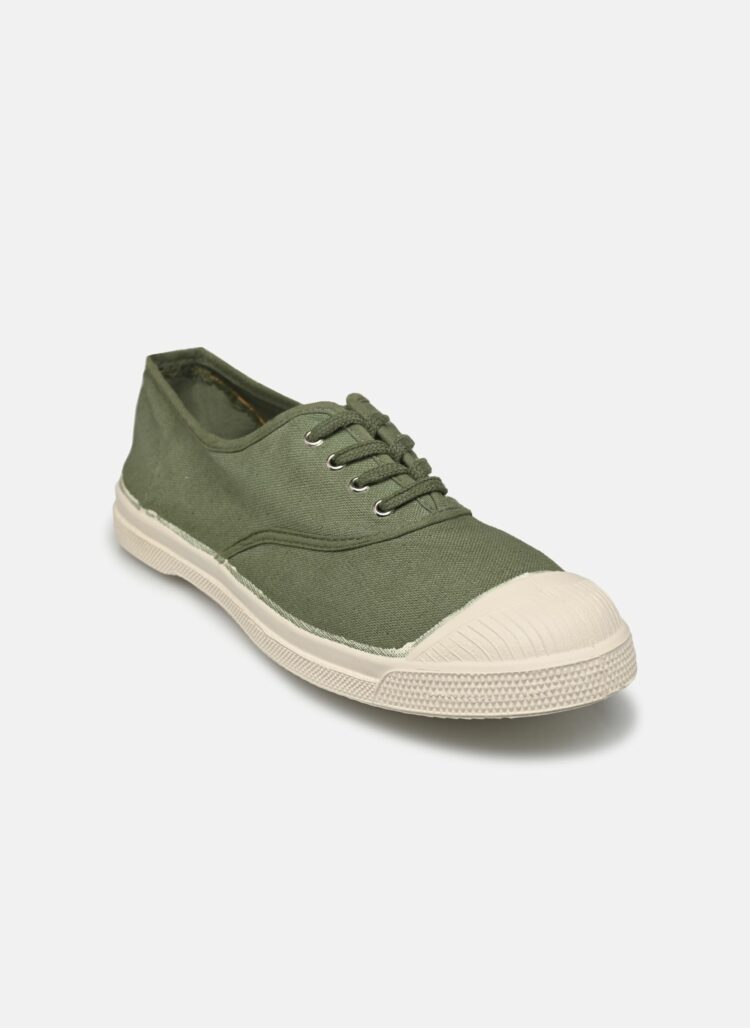 Tennis lacets sauge Bensimon