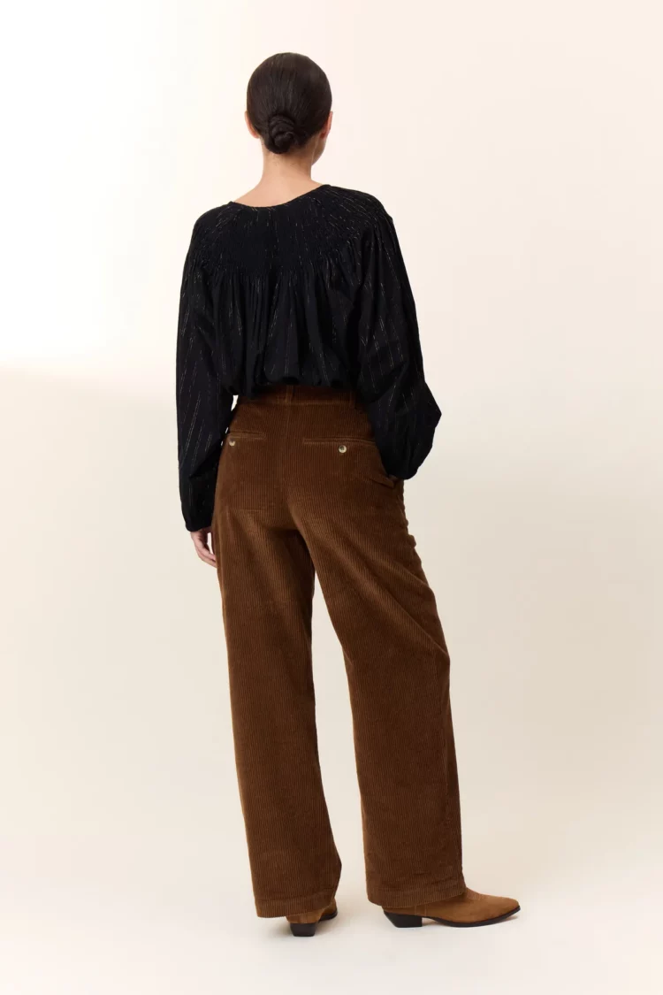 Pantalon Pamira havana Leon & Harper – Image 3