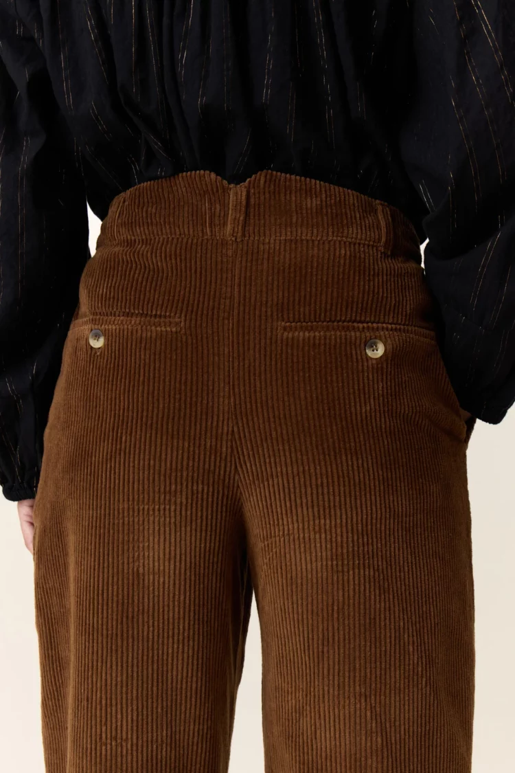 Pantalon Pamira havana Leon & Harper – Image 4