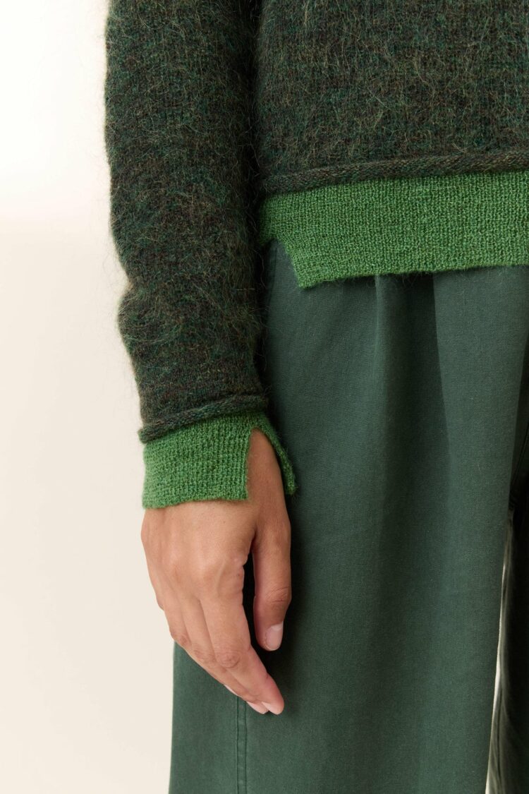 Pull Millipe green Leon & Harper – Image 3