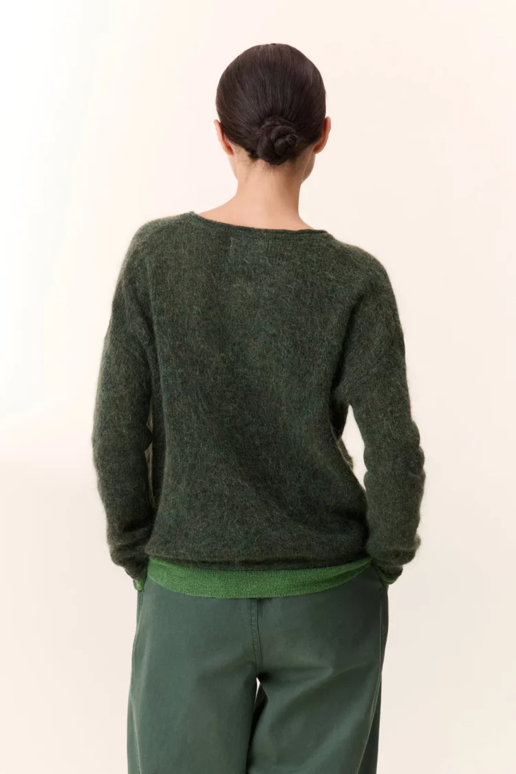 Pull Millipe green Leon & Harper – Image 4