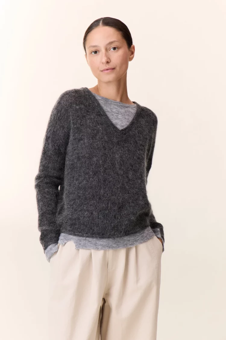 Pull Millipe grey Leon & Harper