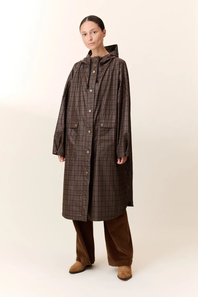 Poncho Vannah Checki brown Leon & Harper – Image 4