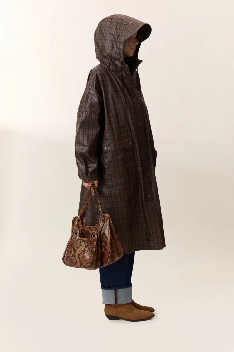 Poncho Vannah Checki brown Leon & Harper – Image 5