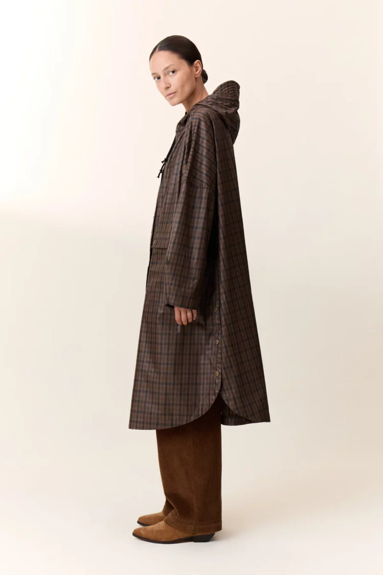 Poncho Vannah Checki brown Leon & Harper – Image 6