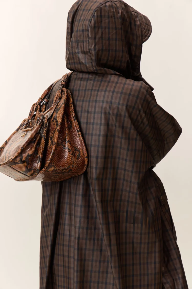 Poncho Vannah Checki brown Leon & Harper – Image 7
