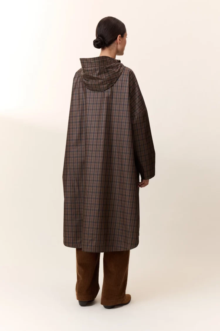 Poncho Vannah Checki brown Leon & Harper – Image 8