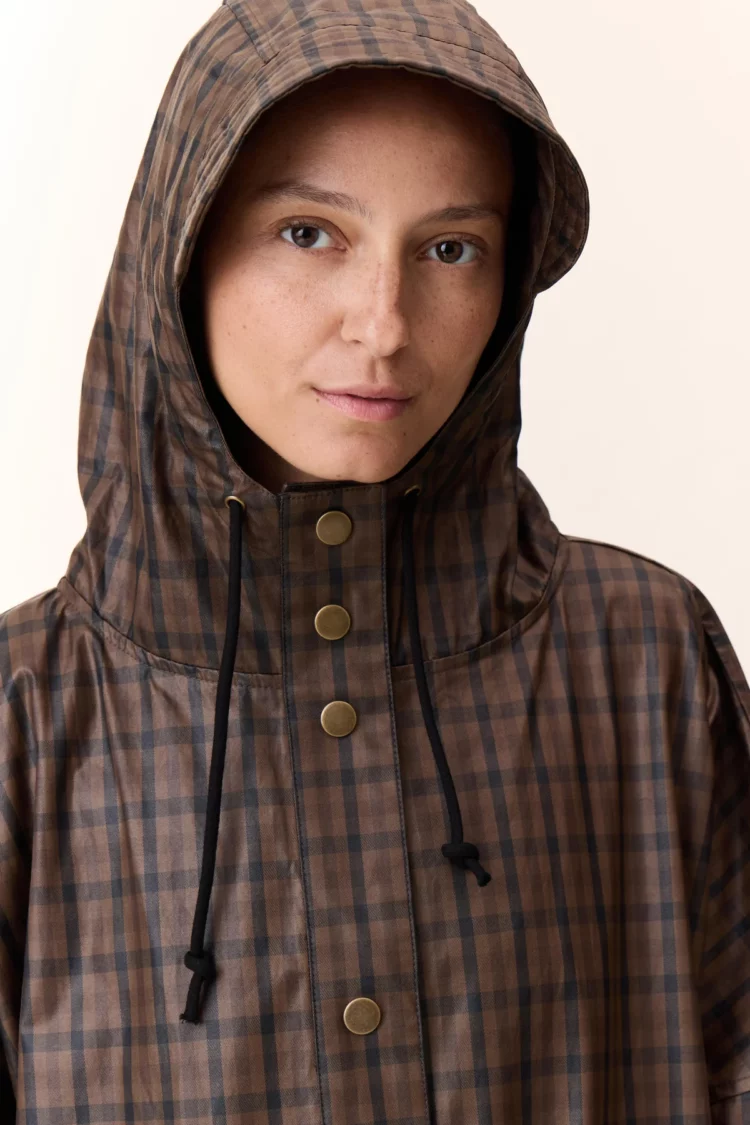 Poncho Vannah Checki brown Leon & Harper – Image 2