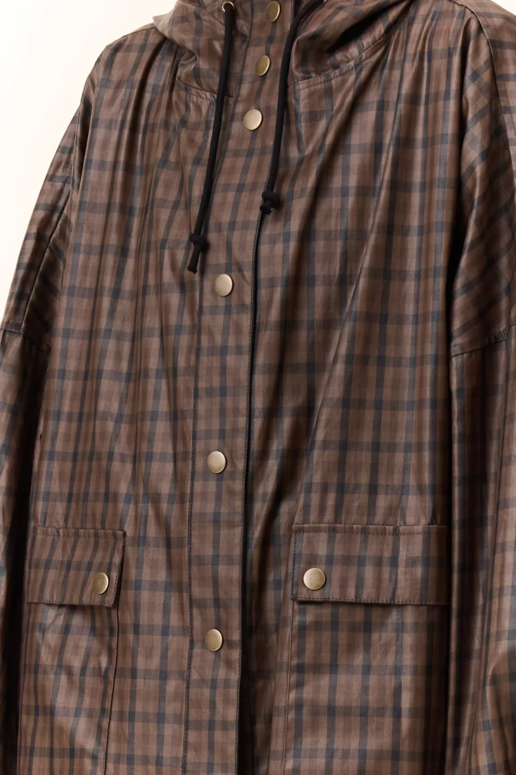 Poncho Vannah Checki brown Leon & Harper – Image 3