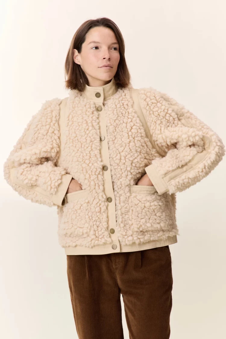 Veste Vyvian écru Leon & Harper