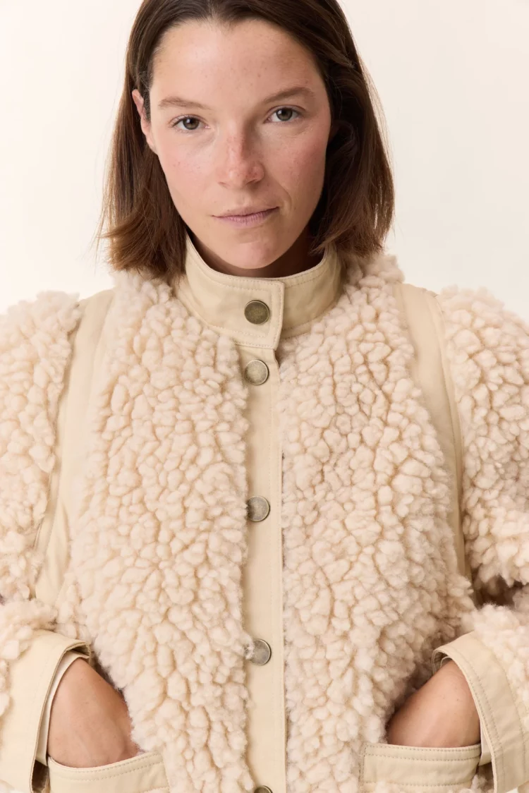 Veste Vyvian écru Leon & Harper – Image 2