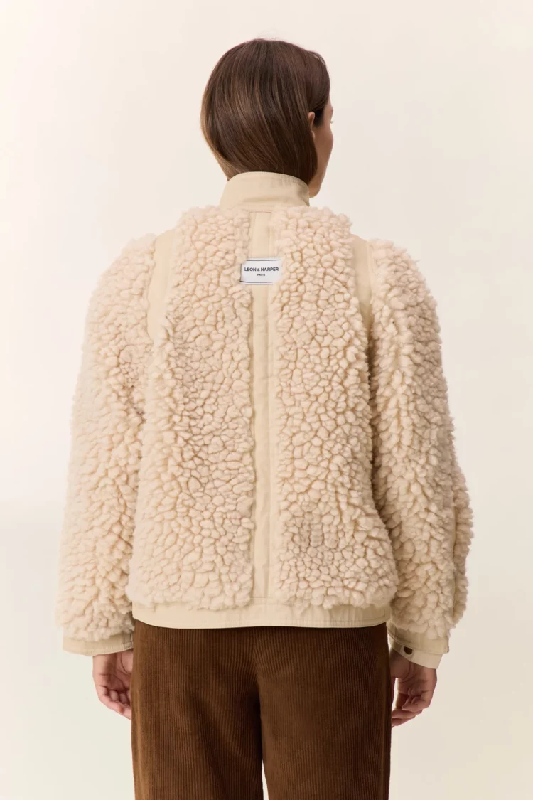 Veste Vyvian écru Leon & Harper – Image 4