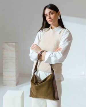 Sac Beaver kaki Biba