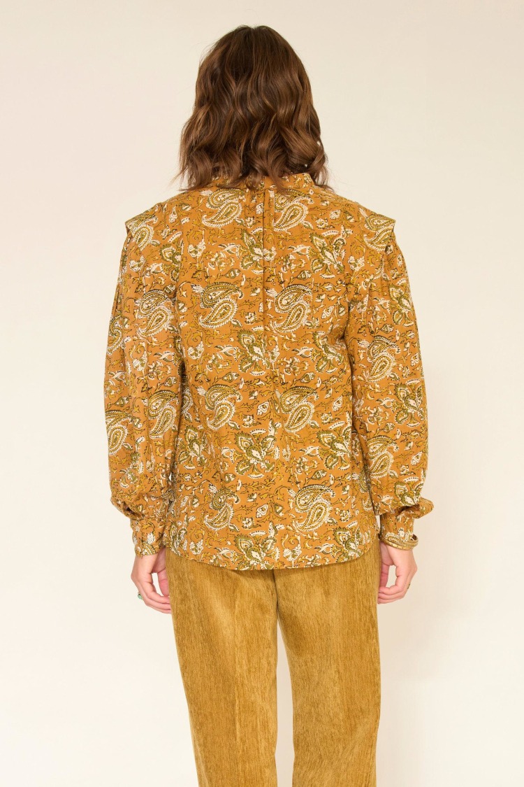 Blouse COSIMA camel MKT Studio – Image 2