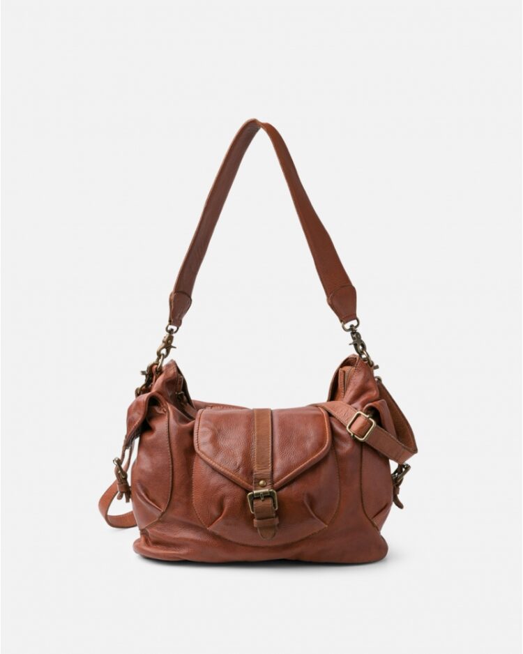 Sac Clint cuir tan Biba