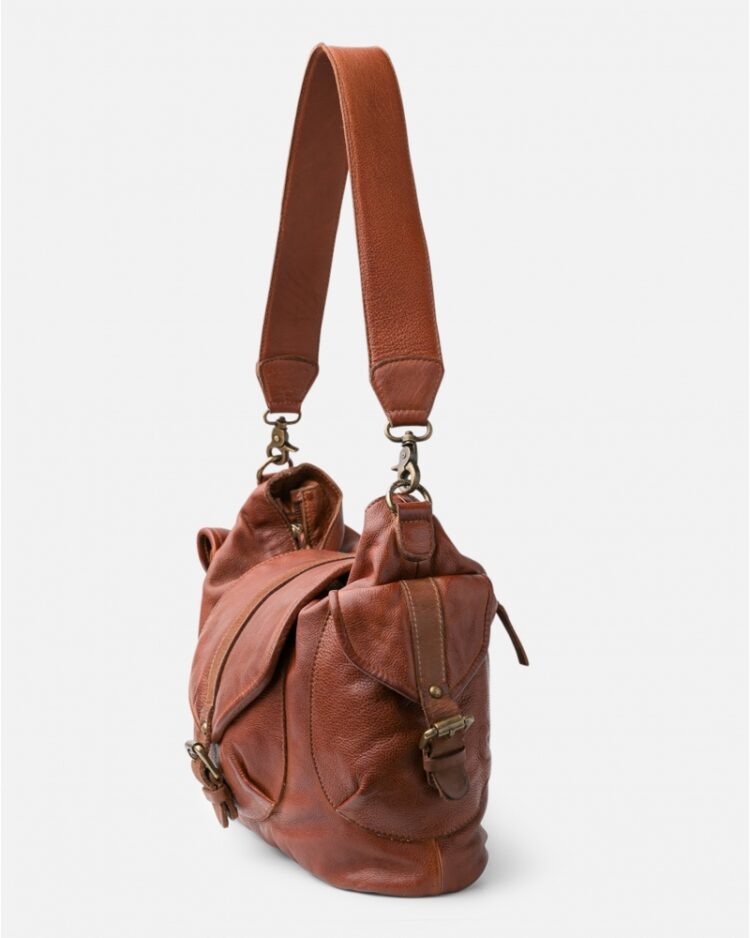 Sac Clint cuir tan Biba – Image 2