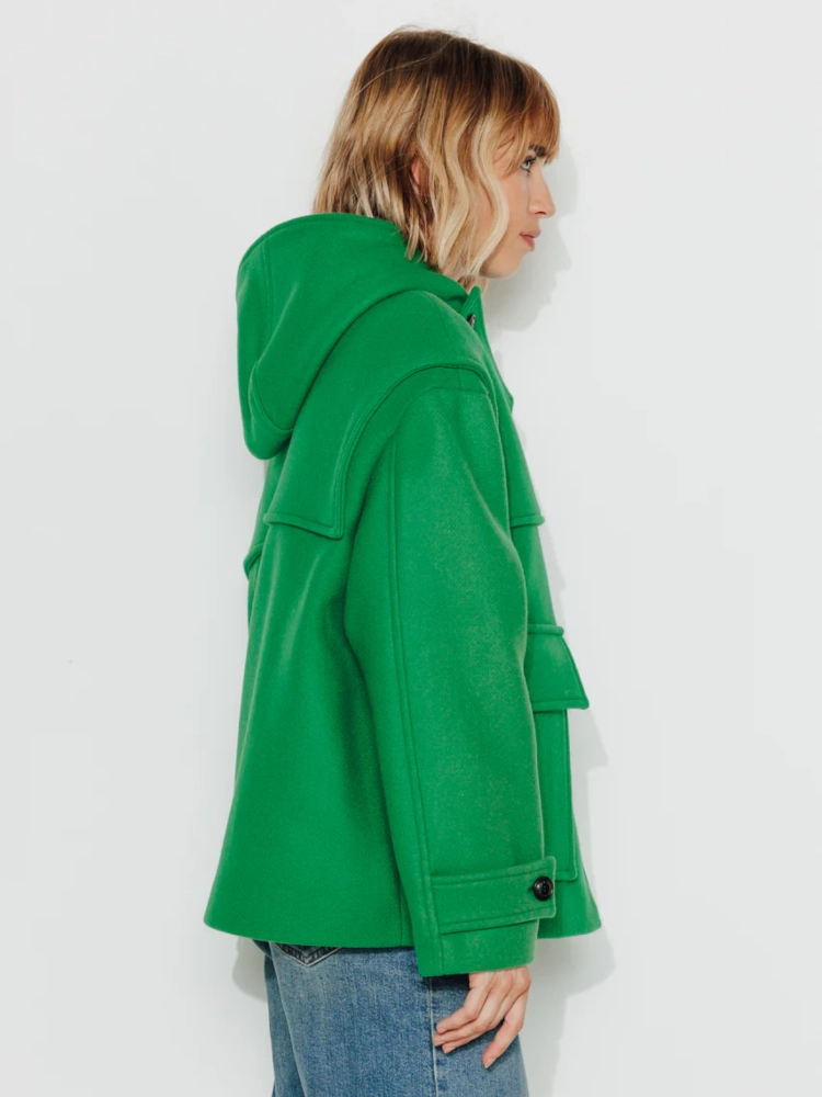 Manteau Duffle-Coat Abekia vert Trench Coat – Image 5