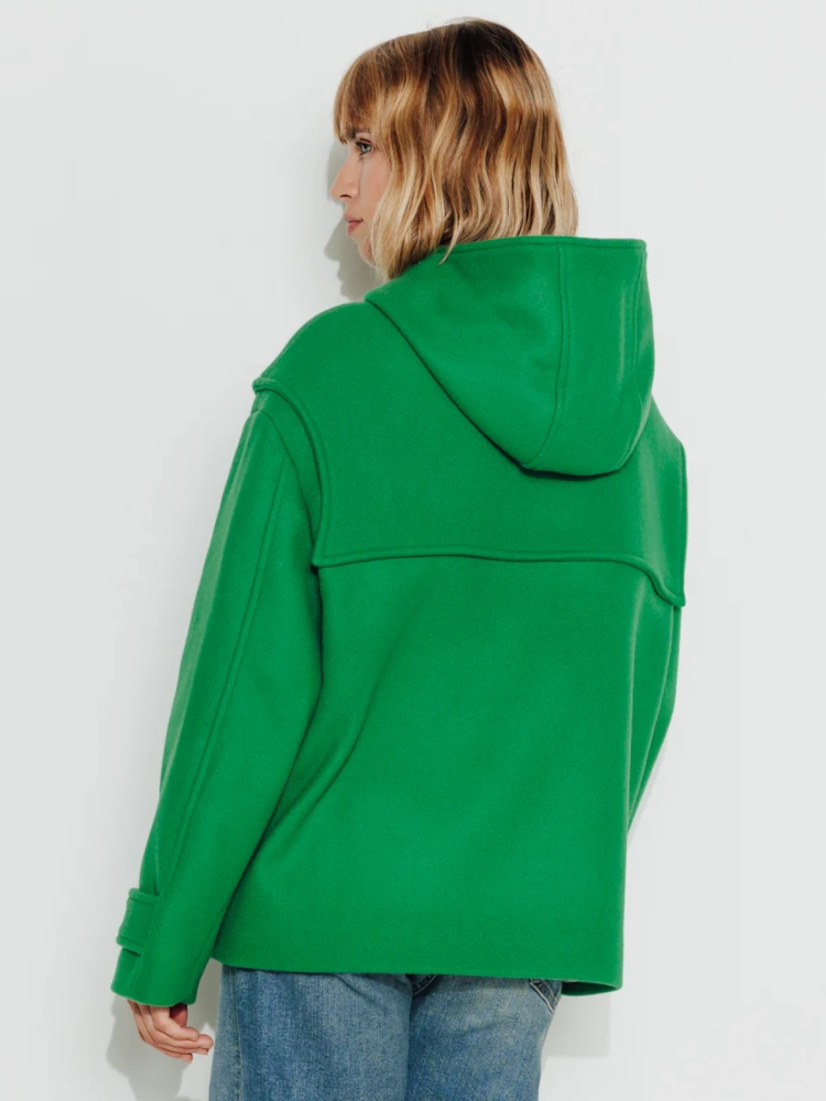 Manteau Duffle-Coat Abekia vert Trench Coat – Image 4